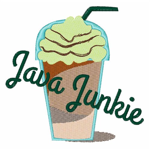 Java Junkie Machine Embroidery Design