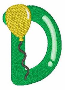 Picture of Party Balloon D Machine Embroidery Design
