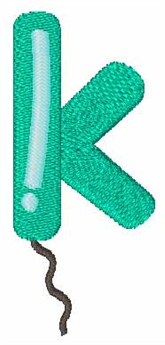 Party Balloon k Machine Embroidery Design