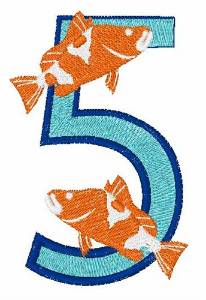 Picture of Double Fish 5 Machine Embroidery Design
