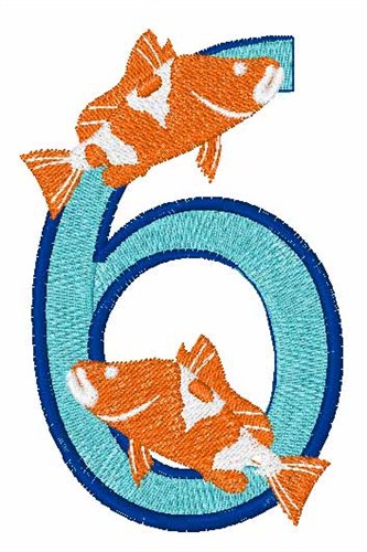 Double Fish 6 Machine Embroidery Design
