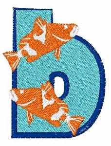 Picture of Double Fish b Machine Embroidery Design