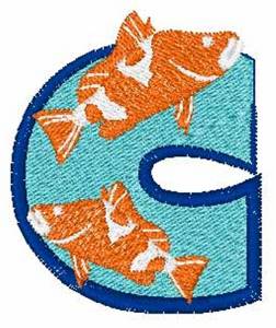 Picture of Double Fish c Machine Embroidery Design