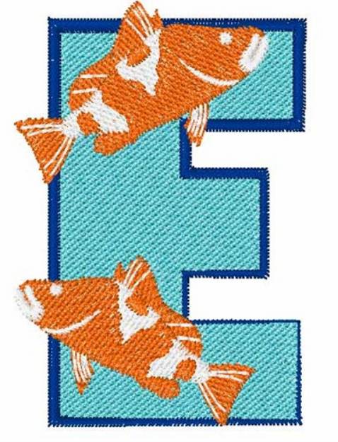 Picture of Double Fish E Machine Embroidery Design