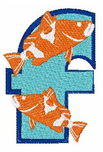 Double Fish f Machine Embroidery Design