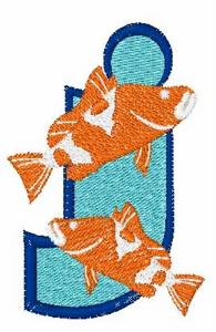 Picture of Double Fish j Machine Embroidery Design
