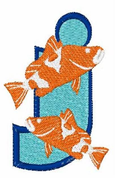 Picture of Double Fish j Machine Embroidery Design