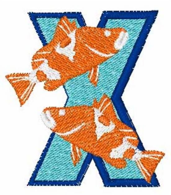 Picture of Double Fish x Machine Embroidery Design
