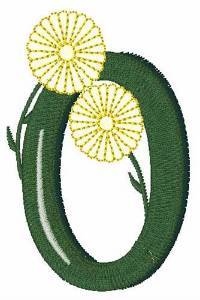 Picture of Yellow Flower 0 Machine Embroidery Design