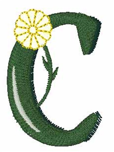 Yellow Flower c Machine Embroidery Design
