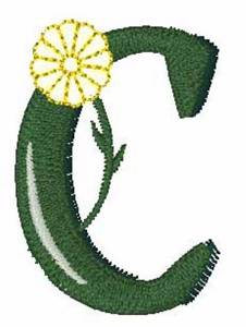 Picture of Yellow Flower c Machine Embroidery Design