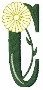 Picture of Yellow Flower C Machine Embroidery Design