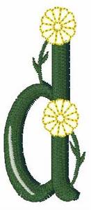 Picture of Yellow Flower d Machine Embroidery Design