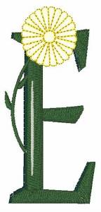 Picture of Yellow Flower E Machine Embroidery Design