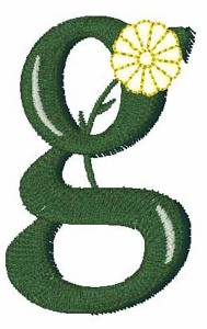 Picture of Yellow Flower g Machine Embroidery Design