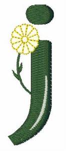 Picture of Yellow Flower j Machine Embroidery Design
