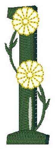 Yellow Flower l Machine Embroidery Design
