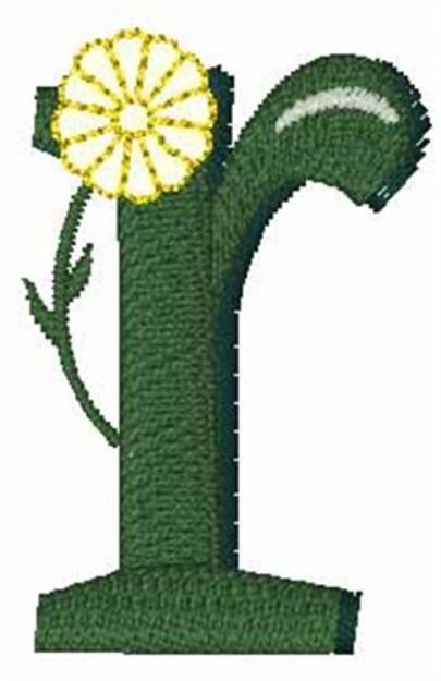 Picture of Yellow Flower r Machine Embroidery Design