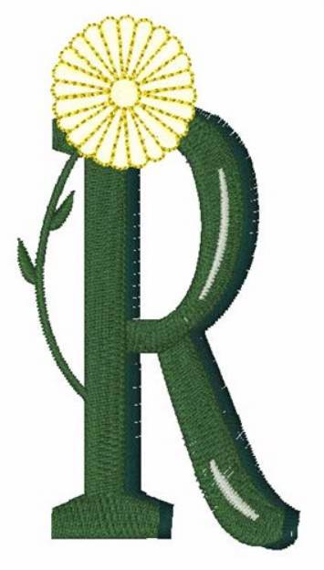 Picture of Yellow Flower R Machine Embroidery Design