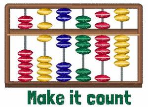 Picture of Make It Count Machine Embroidery Design
