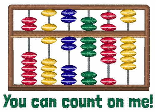 Count On Me Machine Embroidery Design