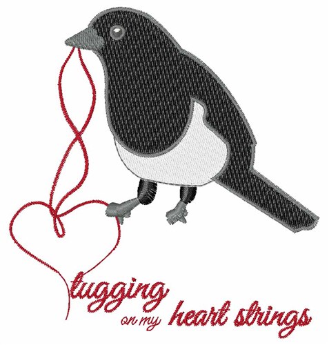 Tugging Heart Strings Machine Embroidery Design