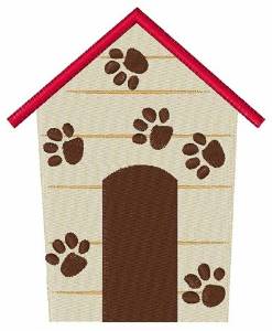 Picture of Doghouse Machine Embroidery Design