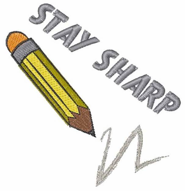 Picture of Stay Sharp Machine Embroidery Design
