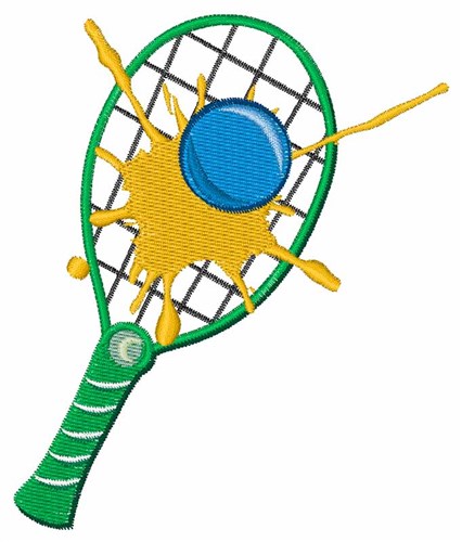 Racquetball Machine Embroidery Design