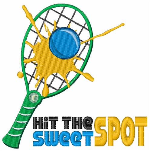 Hit The Sweet Spot Machine Embroidery Design