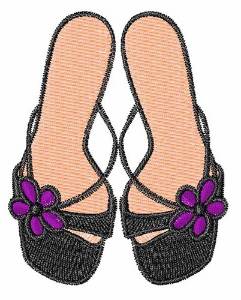 Picture of Sandals Machine Embroidery Design