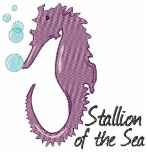 Picture of Stallion Of The Sea Machine Embroidery Design
