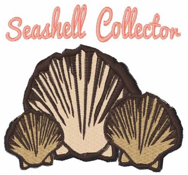 Picture of Seashell Collector Machine Embroidery Design