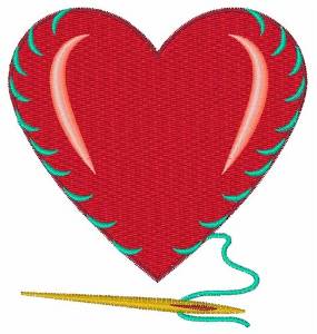 Picture of Sewing Heart Machine Embroidery Design