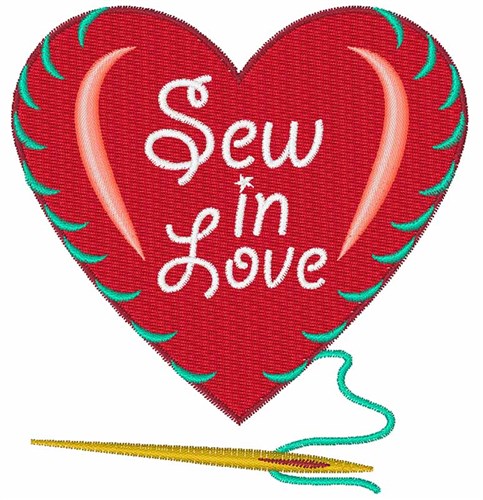 Sew In Love Machine Embroidery Design