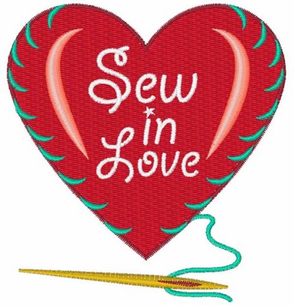 Picture of Sew In Love Machine Embroidery Design