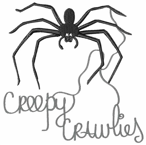 Creepy Crawlies Machine Embroidery Design