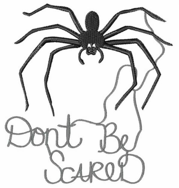 Picture of Dont Be Scared Machine Embroidery Design