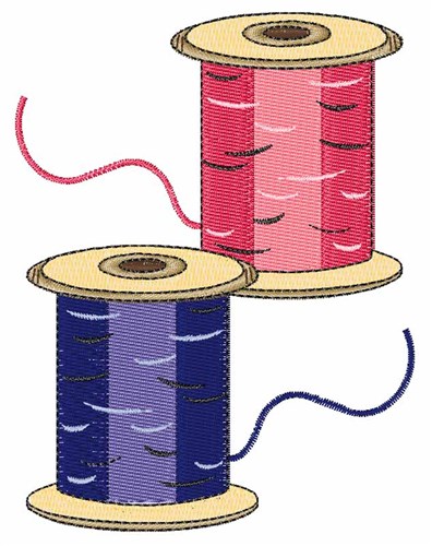 Spool Of Thread Machine Embroidery Design