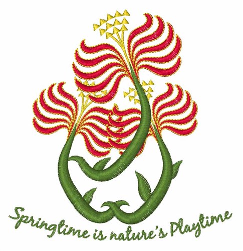 Natures Playtime Machine Embroidery Design