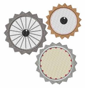 Picture of Gears Machine Embroidery Design