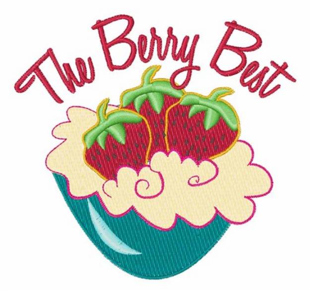 Picture of The Berry Best Machine Embroidery Design