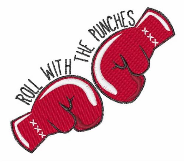 Picture of With The Punches Machine Embroidery Design