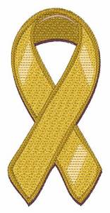 Picture of Yellow Ribbon Machine Embroidery Design