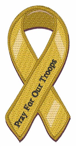 Pray For Our Troops Machine Embroidery Design