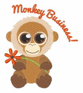 Picture of Monkey Business Machine Embroidery Design
