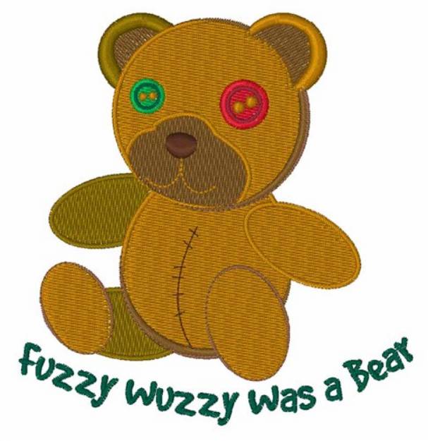 Picture of Fuzzy Wuzzy Machine Embroidery Design
