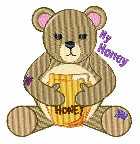 My Honey Machine Embroidery Design