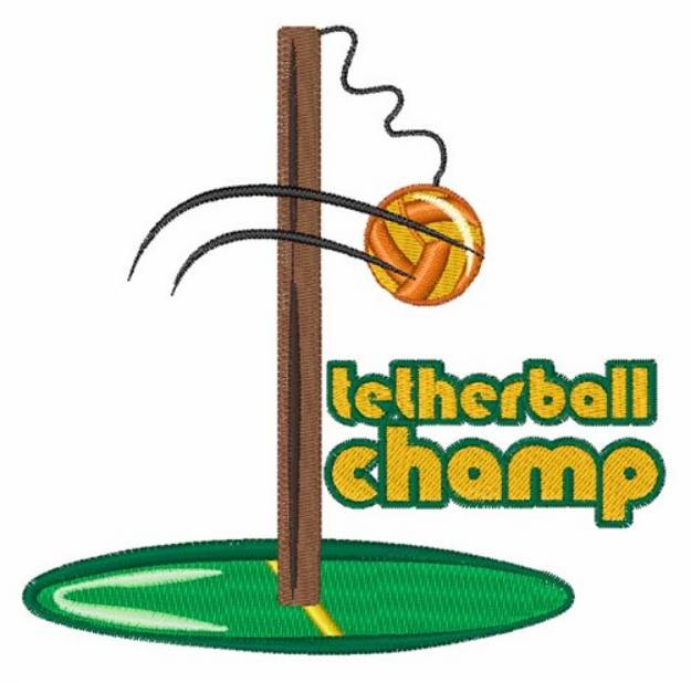Picture of Tetherball Champ Machine Embroidery Design