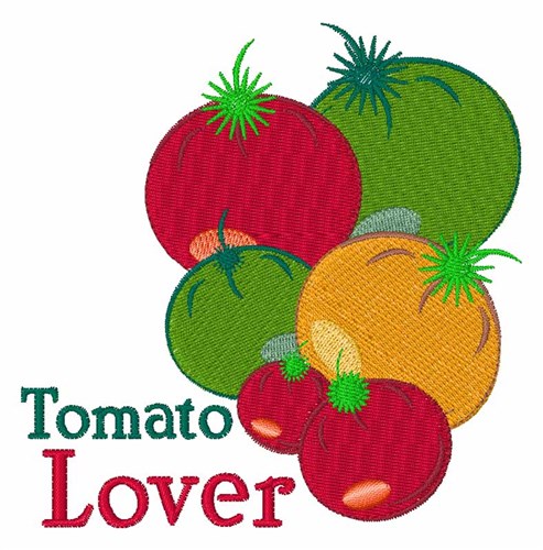 Tomato Lover Machine Embroidery Design